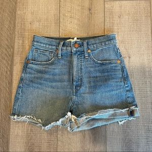 Madewell High-Rise Denim Shorts